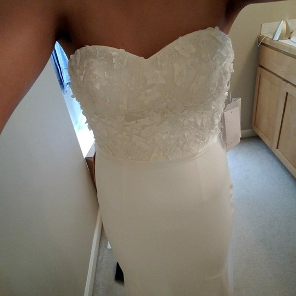 NWT BHLDN Wedding Dress Size 2  - Picture 4 of 7